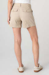 Pleated Trouser Shorts Safari Sand