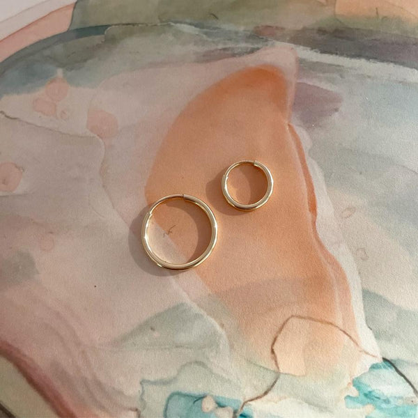 Goldie Hoops 14k Gold Fill