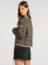 Dover Cardigan Pewter Black