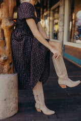 The Miley Short Sleeve Maxi Dress Woodland Ditsy
