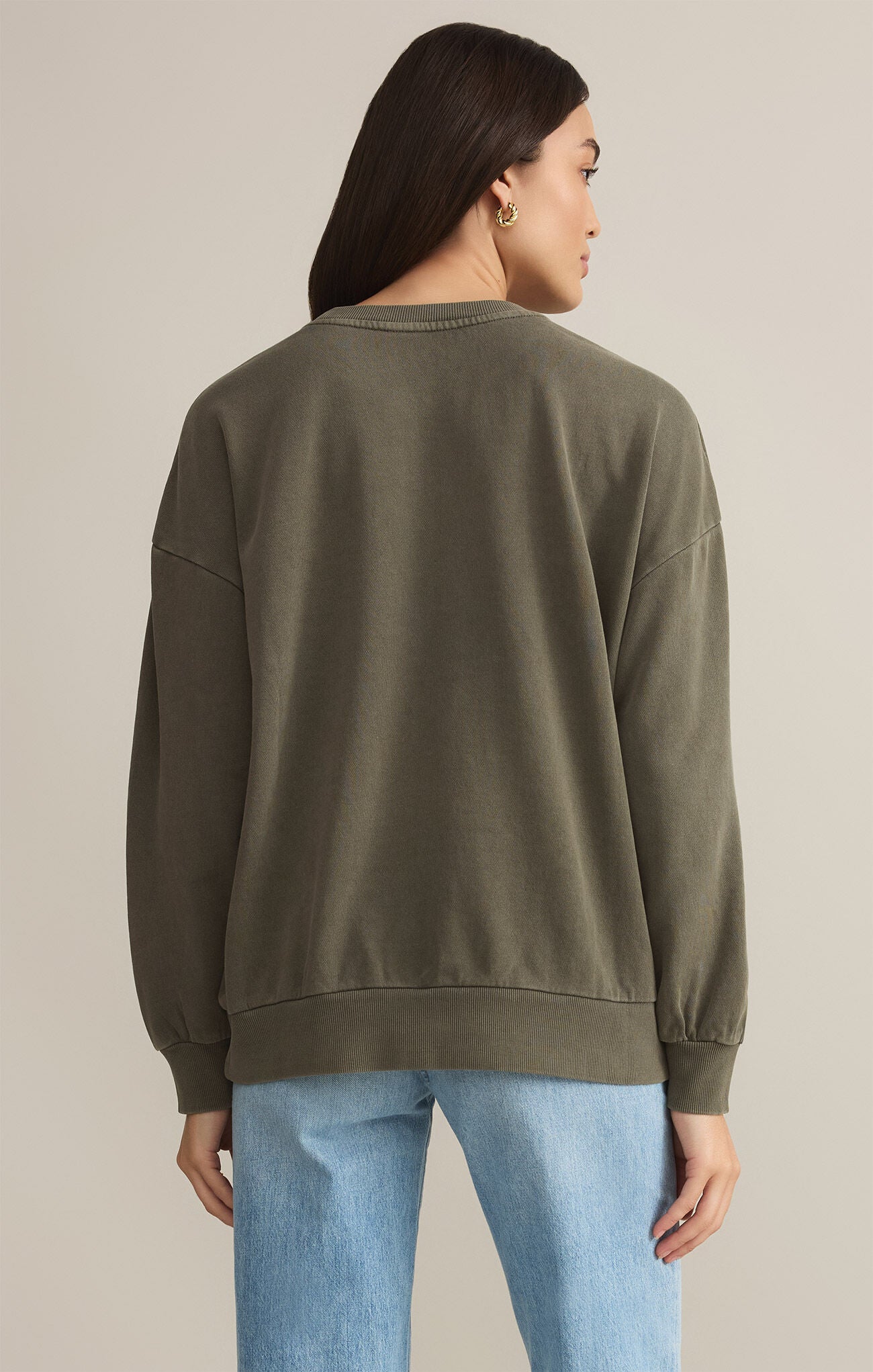 Diamond Sunday Sweatshirt Grape Leaf