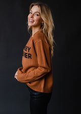 Whiskey Weather Sweater Brown + Black