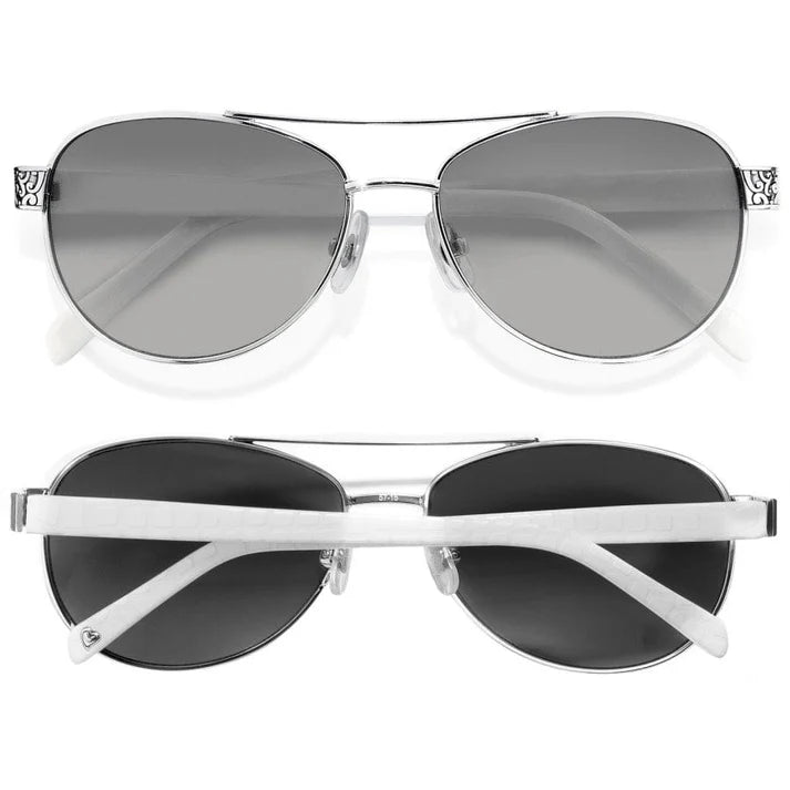 Sugar Shack Sunglasses Chocolate + Silver