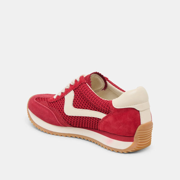 B.Noticed Mesh Sneakers Crimson