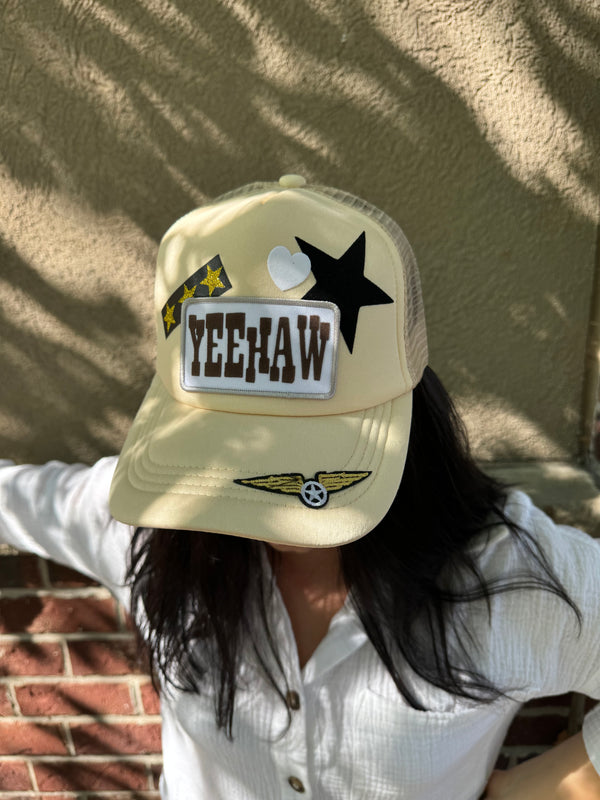 Yee Haw Patch Trucker Hat