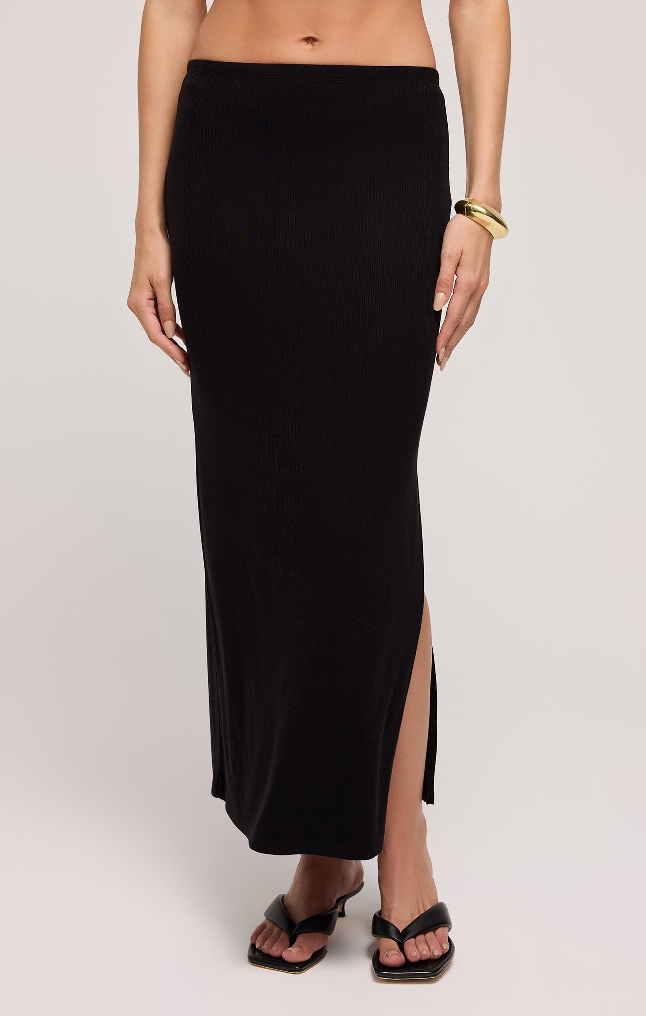 Jalen Midi Skirt Black