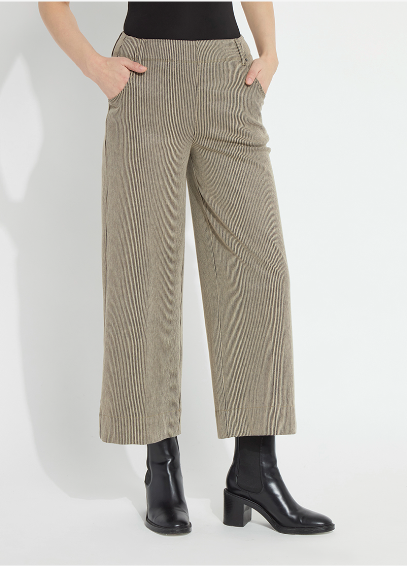 Clarke Wide Leg Denim Pants Everwood Sheen Line