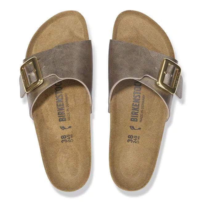 Catalina Luxe Buckle Birko-Flor Narrow Sandals Graceful Taupe