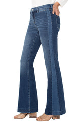 Block Detail Hannah Flare Jeans Ridgely