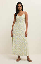 Faya Idra Ditsy Maxi Dress Cloud