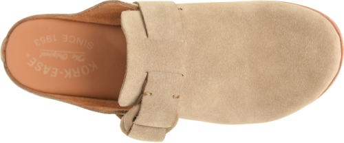 Kori Slip On Clogs Taupe Suede
