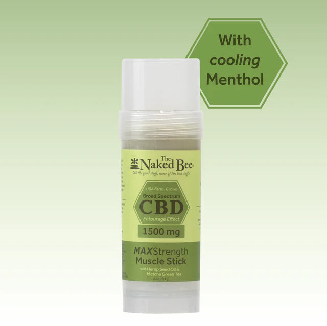 15mg Broad Spectrum CBD MAXStrength Muscle Stick - 2 OZ