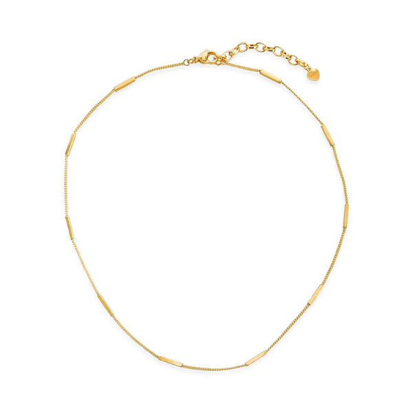 Dainty Gold Bar Necklace