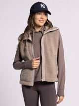 Trista Vest Taupe
