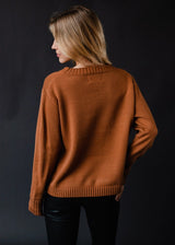 Whiskey Weather Sweater Brown + Black