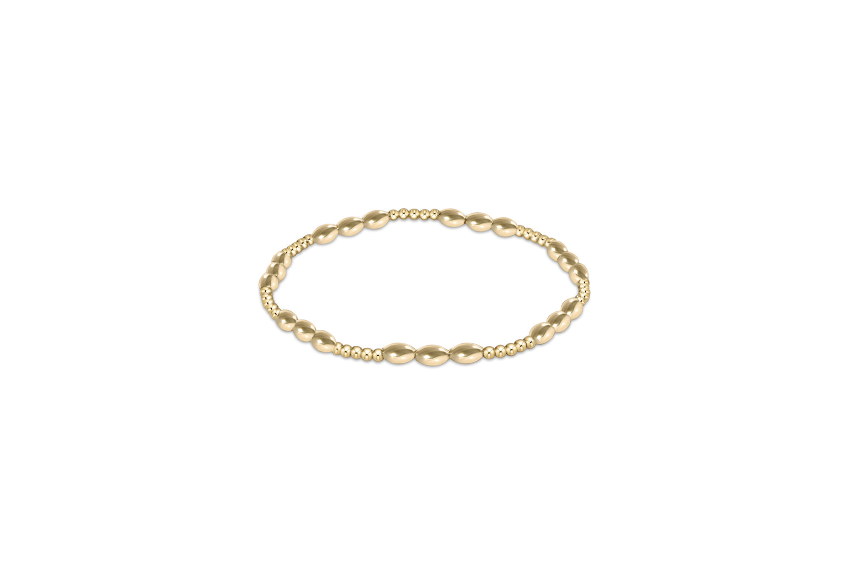 Harmony Joy Pattern 2mm Bead Bracelet