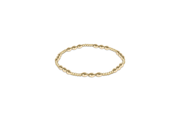 Harmony Joy Pattern 2mm Bead Bracelet