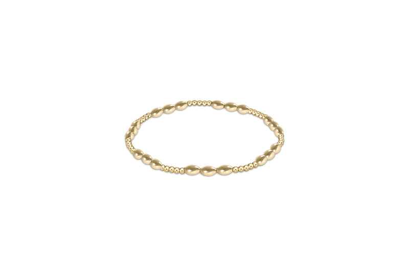 Harmony Joy Pattern 2mm Bead Bracelet
