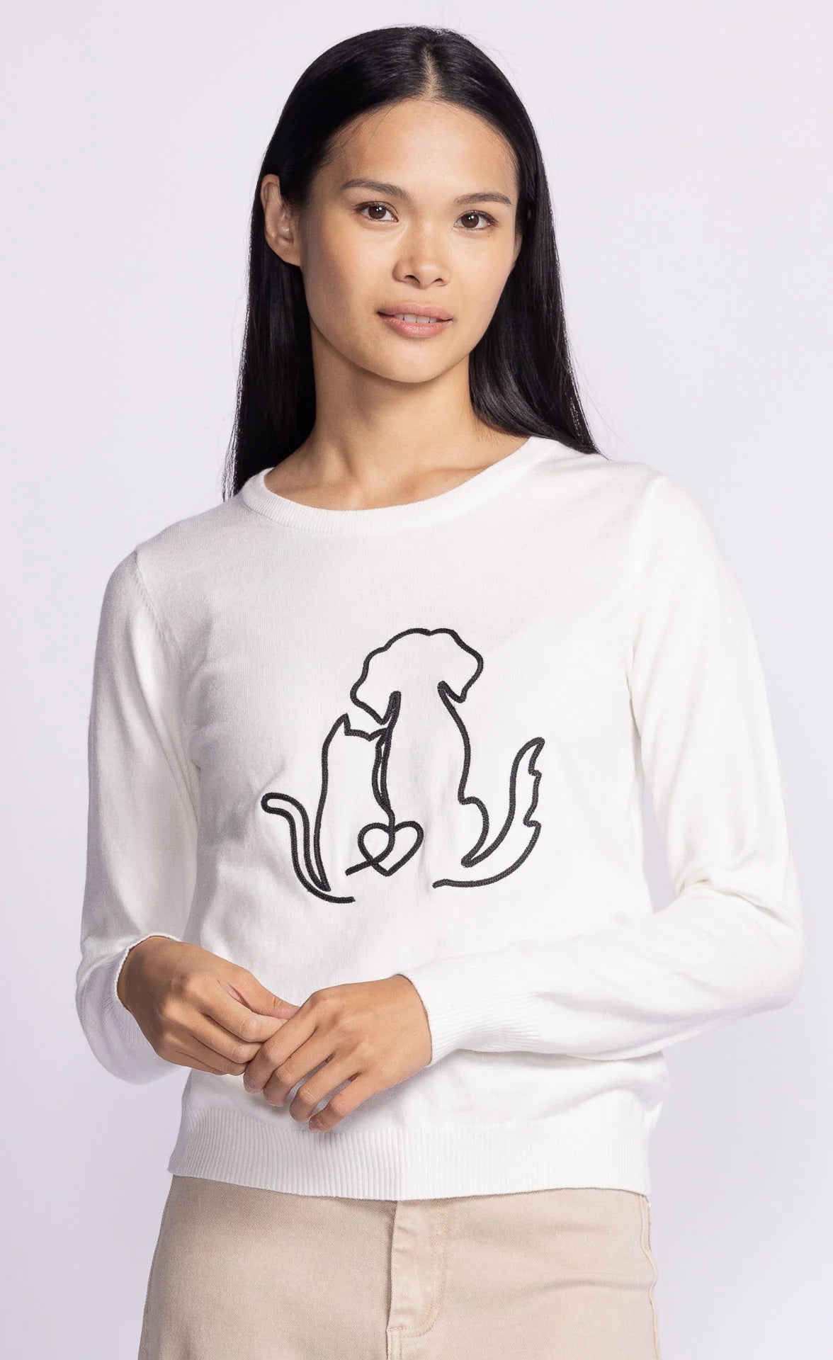 Friends Forever Sweater White