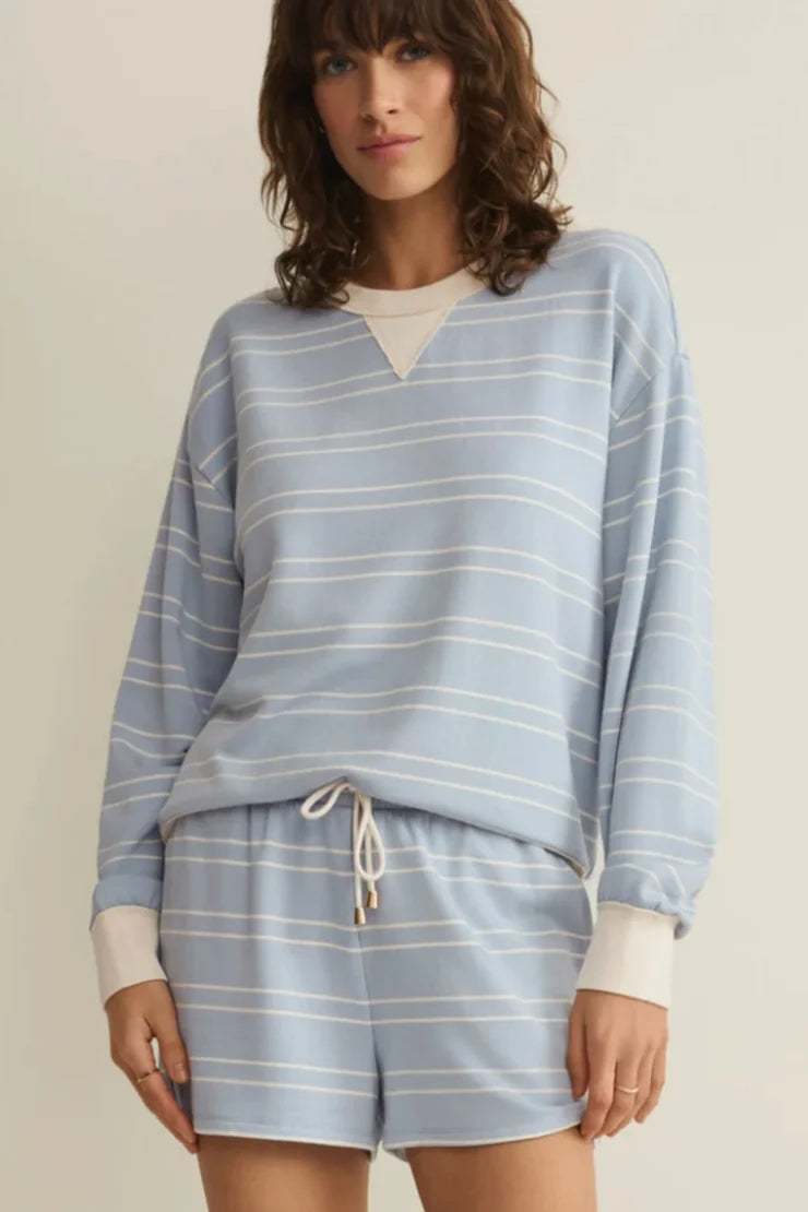 Stand Out Striped Sweatshirt Coast