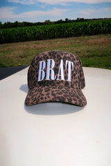 BRAT Trucker Hat Leopard