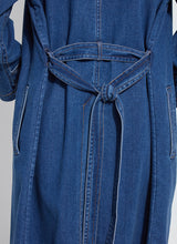 Paris Tencel Denim Trench Dark Midwash