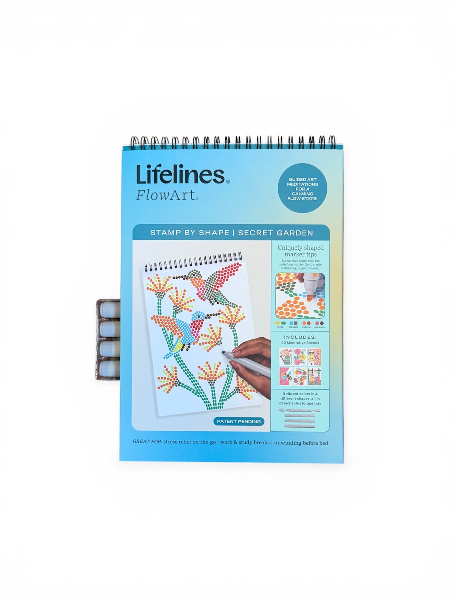 Lifelines FlowArt Stamp By Shape Book