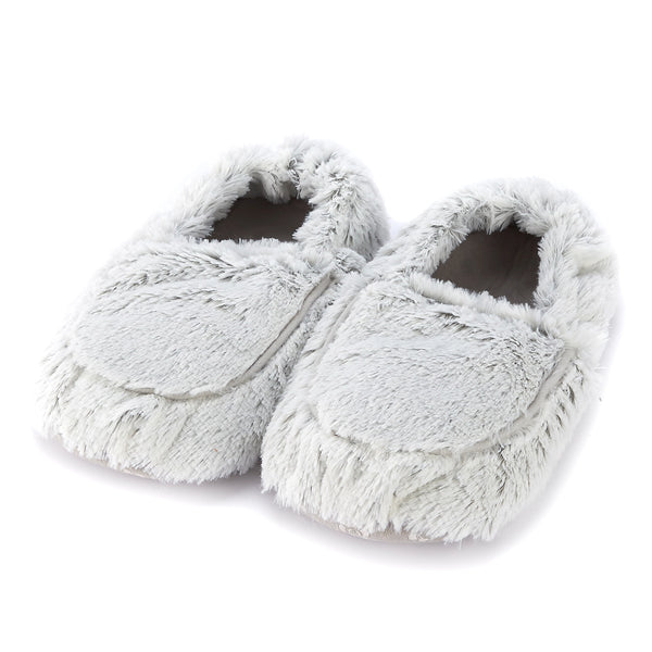 Warmies Slippers Marshmallow Gray