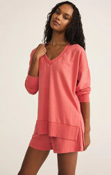 Modern Vneck Weekender Persimmon