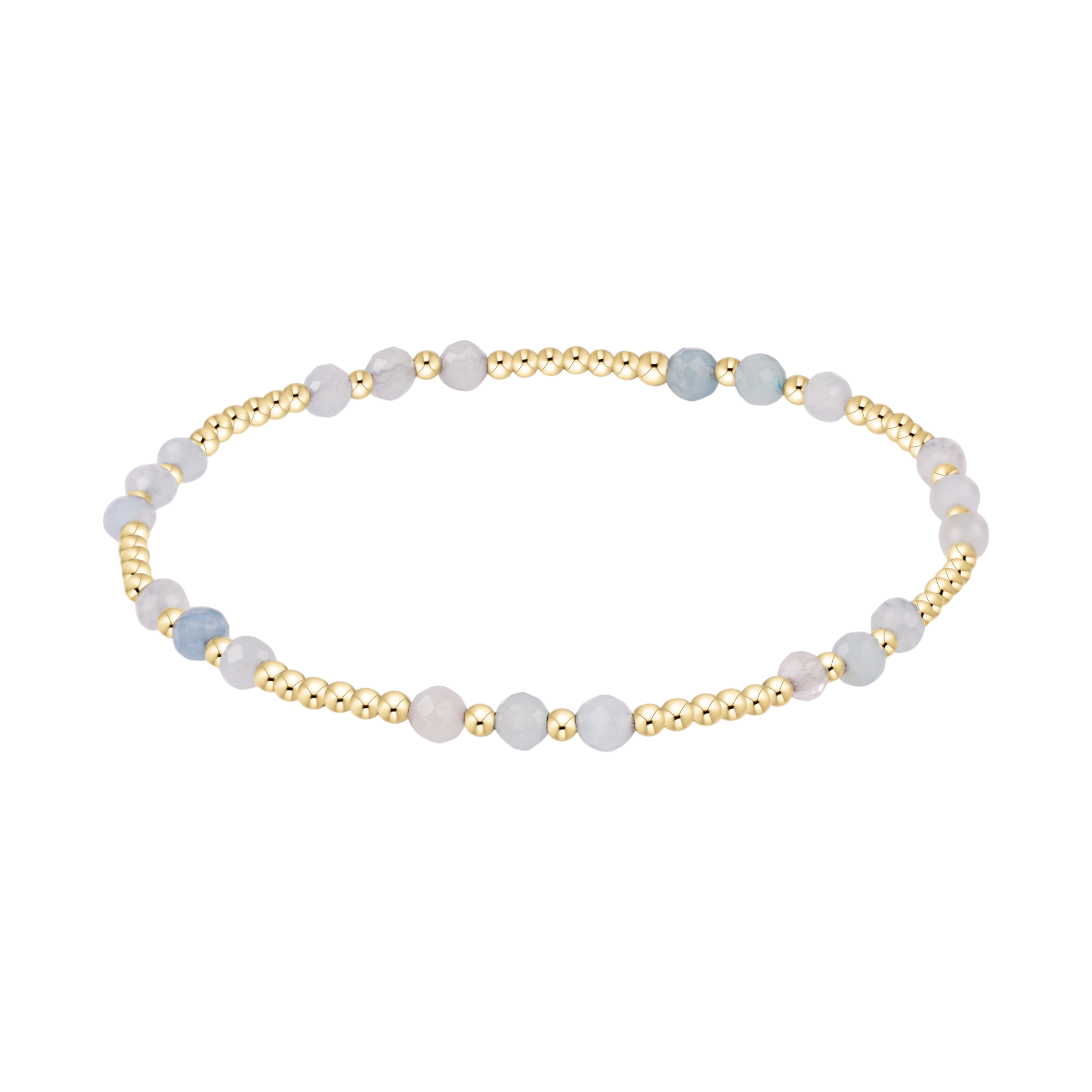 Joy Gem 3mm Bracelet Aquamarine