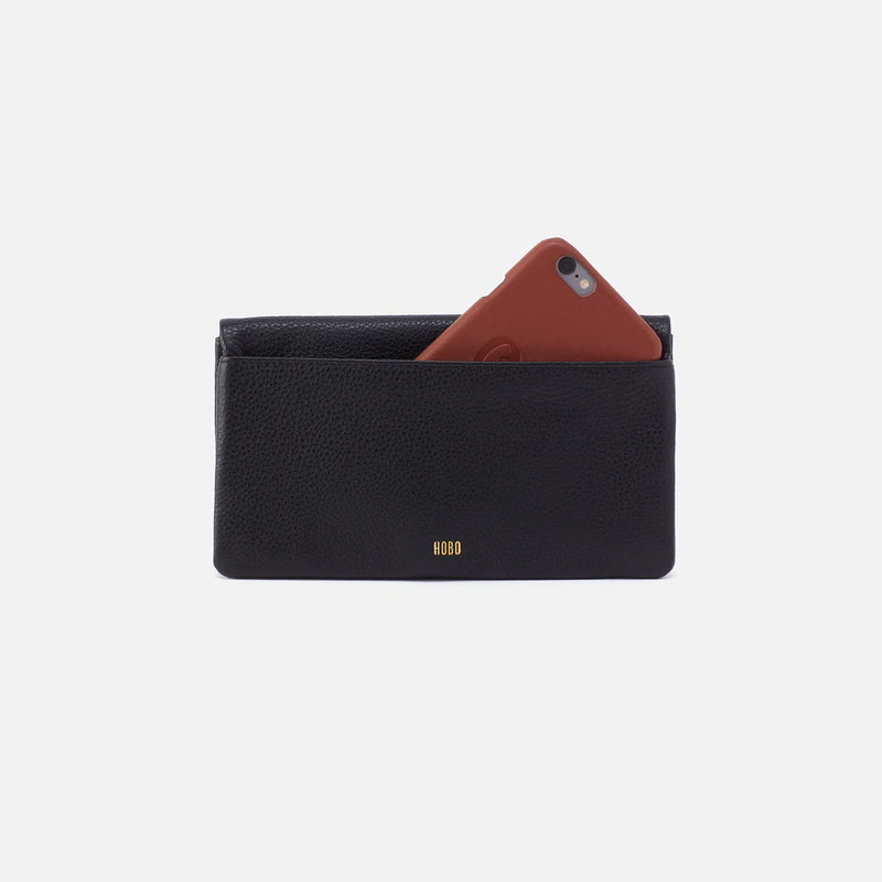 Lumen Continental Wallet Black