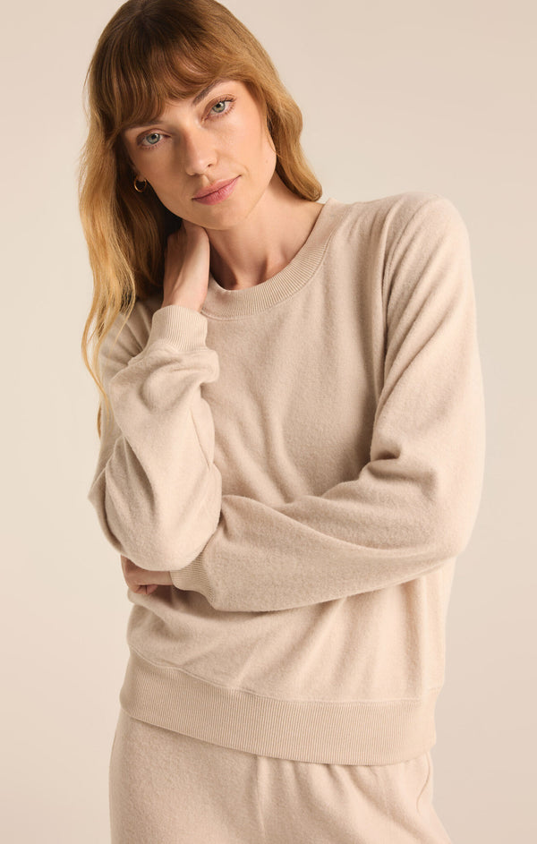 Russel Cozy Pullover Light Oatmeal Heather