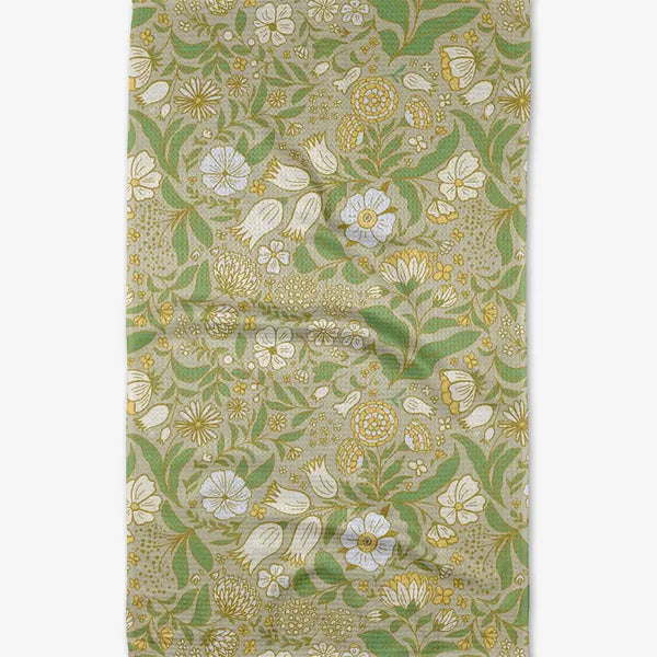 Geometry Tea Towel Golden Summer