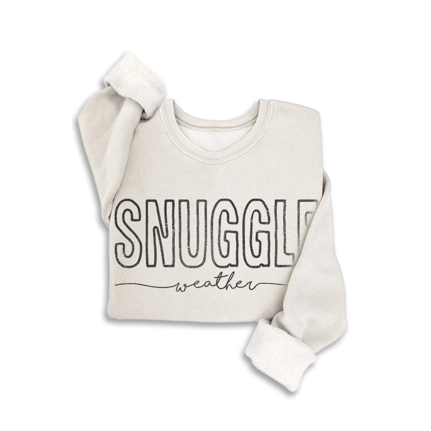 Snuggle Weather Mineral Sweatshirts White
