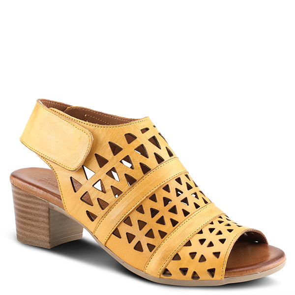 Dorotha Heeled Sandals Yellow