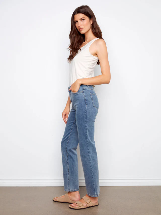 Charlotte Straight Leg Jeans Medium Blue