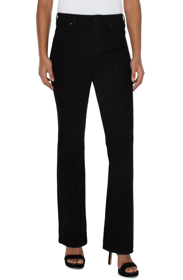 Lucy High Rise Bootcut Pants Black Rinse