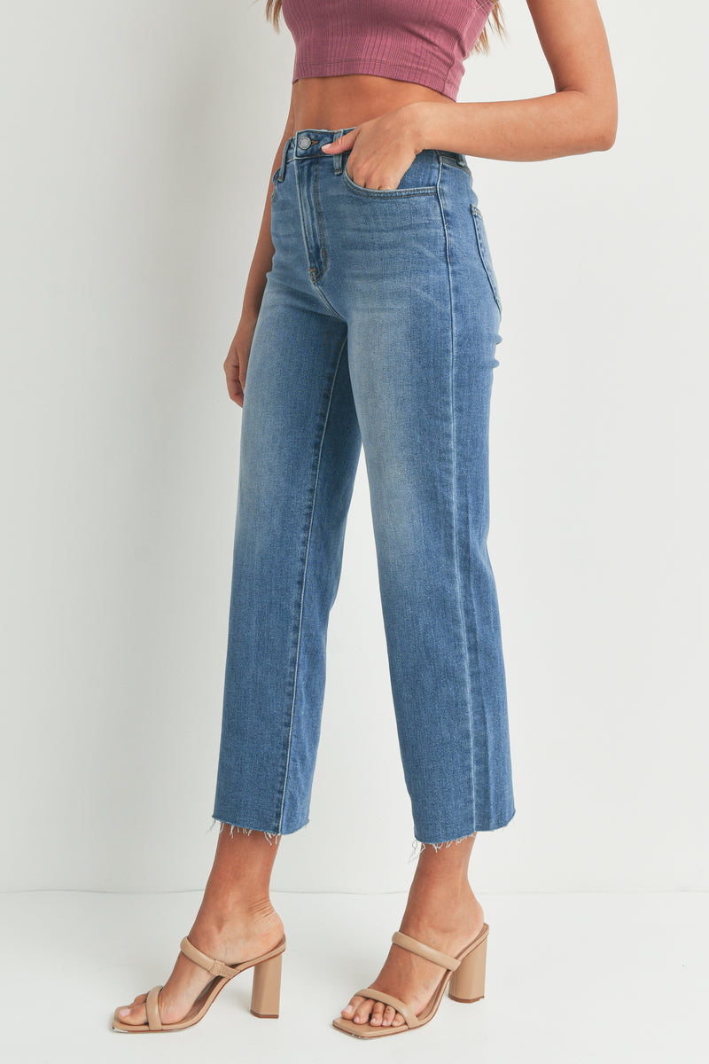 Classic Crop Straight Jeans Medium