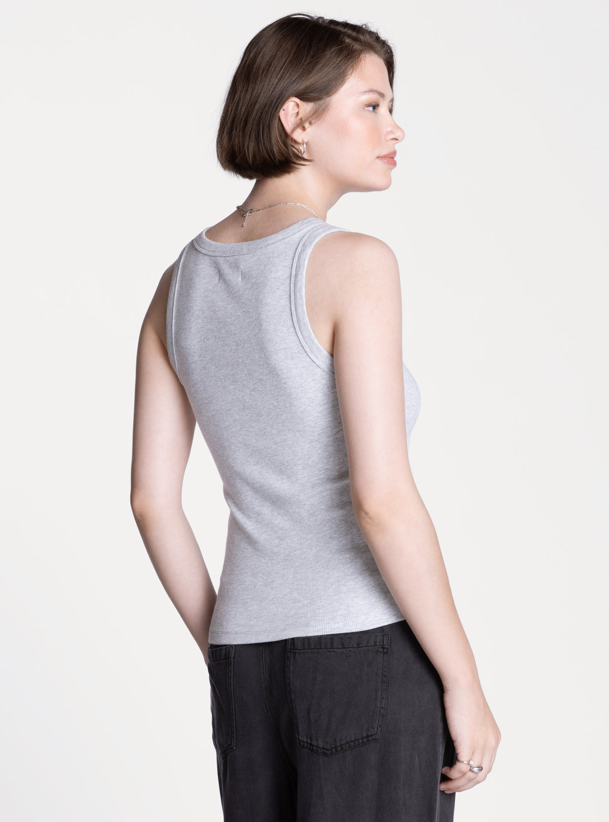 Edlin Layering Tank Heather Grey