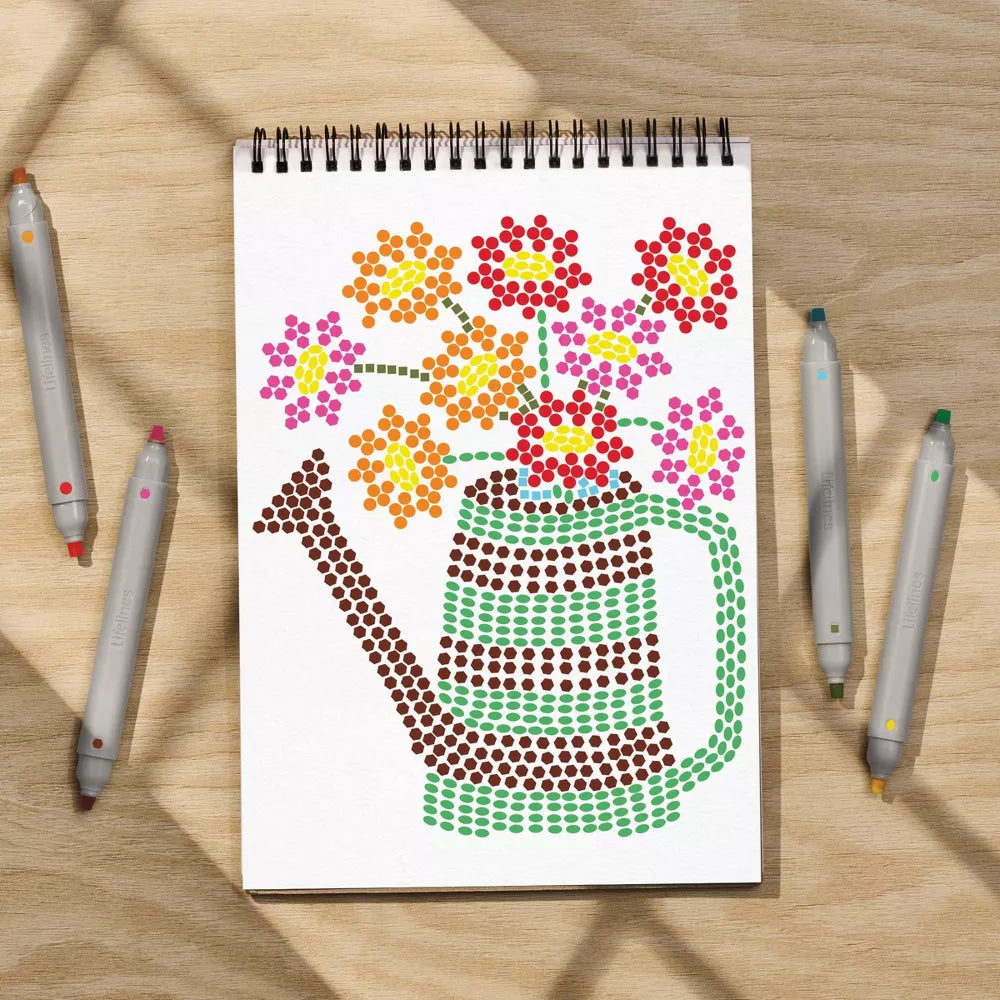 Lifelines FlowArt Stamp By Shape Book