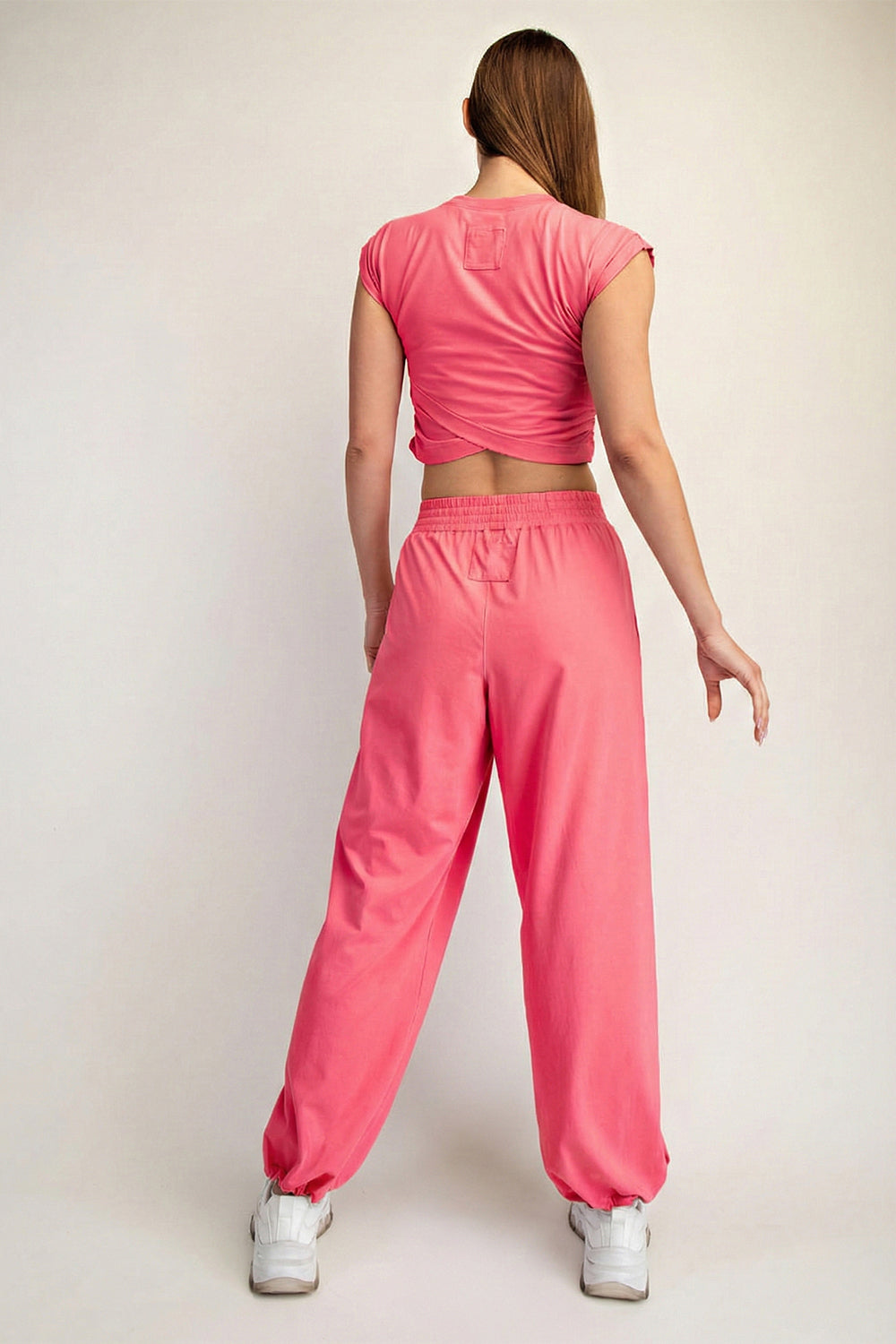 Crossover Movement Set Flamingo Pink