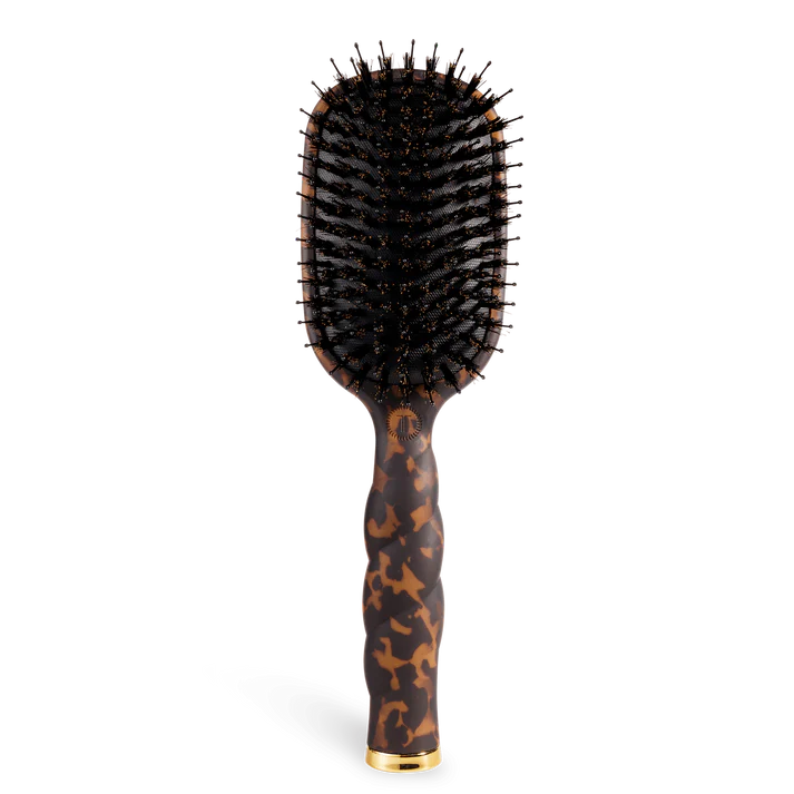 Teleties Hair Brush Tortoise Boar Bristle