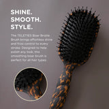 Teleties Hair Brush Tortoise Boar Bristle