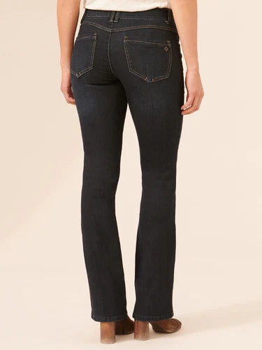 Ab Solution Mid Rise Itty Bitty Bootcut Jeans Indigo