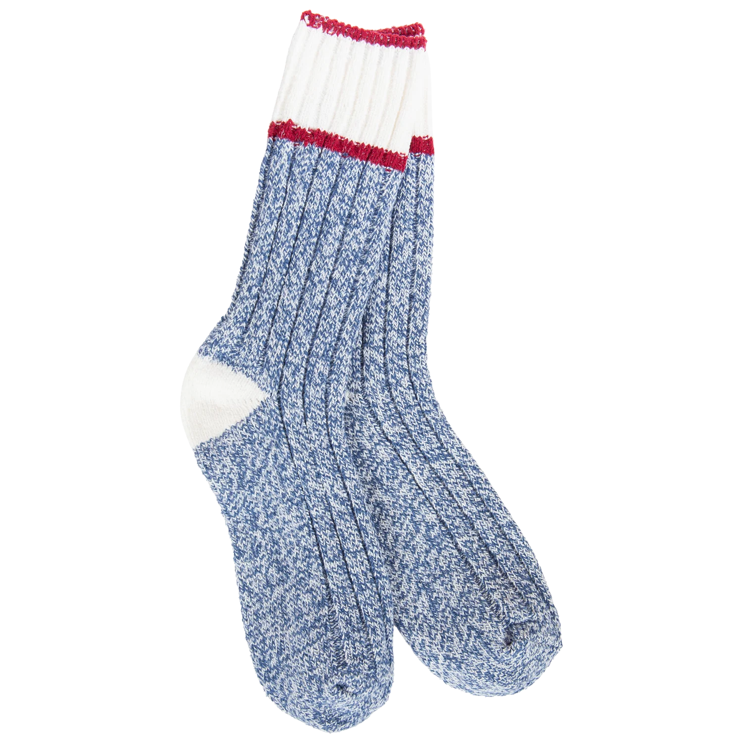 Weekend Ragg Crew Sock Blue White Red