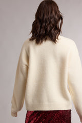 Tinsel Christmas Tree Sweater Butter