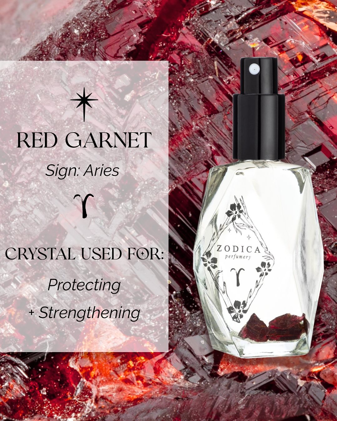Mini Crystal Infused Zodiac Perfume - 22ml