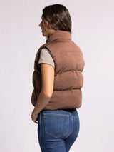 Issey Puffer Vest Cappuccino