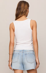 Rowe Scoop Tank White