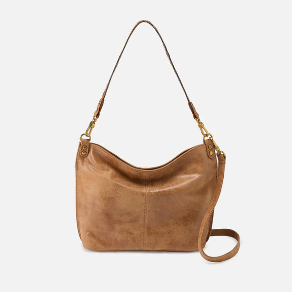 Pier Buffed Leather Shoulder Bag